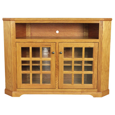 Clopton Solid Wood Corner TV Stand for TVs up to 65" by Darby Home Co