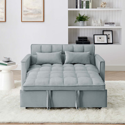 54.33 Inch Versatile Foldable Sofa Bed