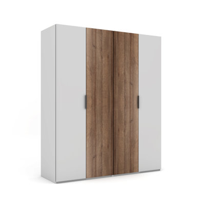 Blocco 4 Door Manufactured Wood Wardrobe
