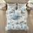 Pebble Beach Cotton Sateen 210 TC Reversible 6 Piece Quilt Set with Throw Pillows-1067075975-986149101