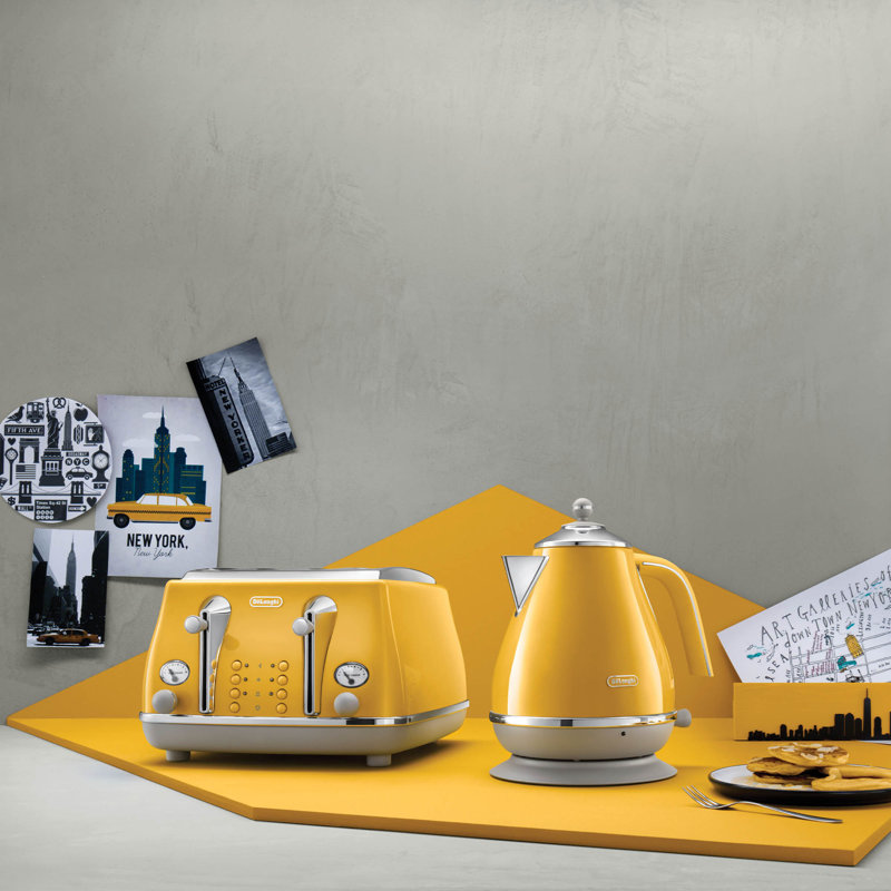 1.7L Icona Metallics Kettle, Yellow