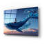  «Riding A Flying Whale» par Ann Klee, art mural en verre acrylique, 24 po x 16 po-194247104