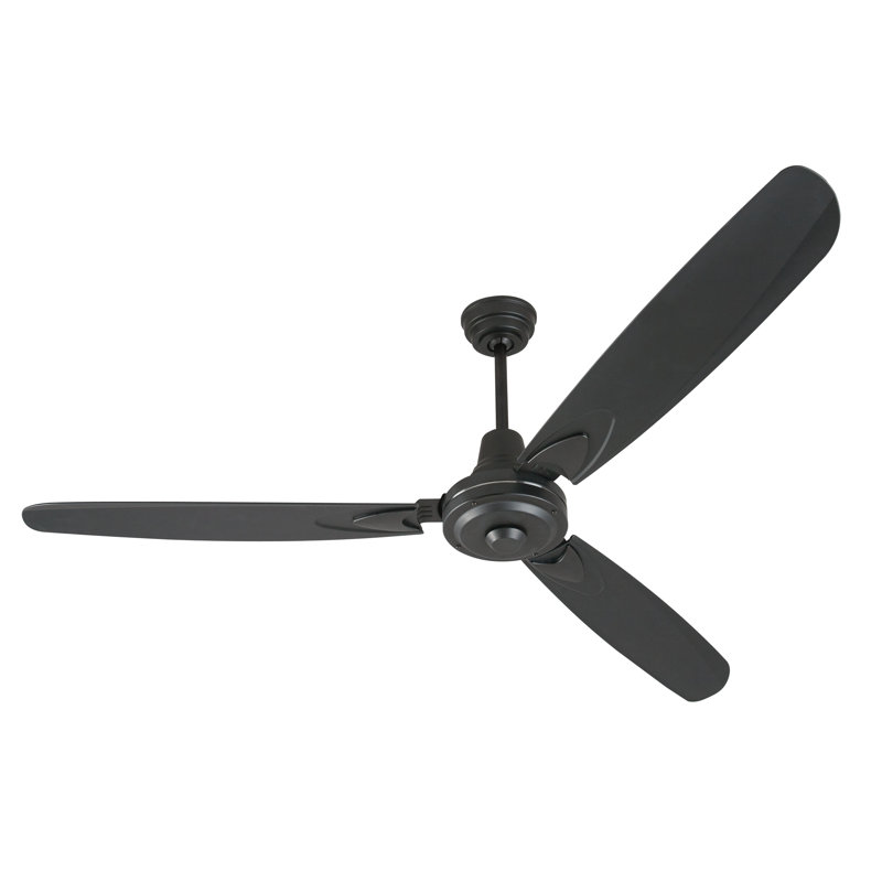 Velocity 58'' Ceiling Fan, Flat Black