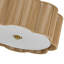 Plafonnier semi-encastré en tissu 3 lumières Tekamah-2128116799