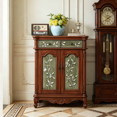 American style retro storage shoe cabinet