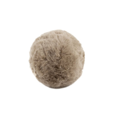 Coussin boule en laine de mouton Fiber By Auskin