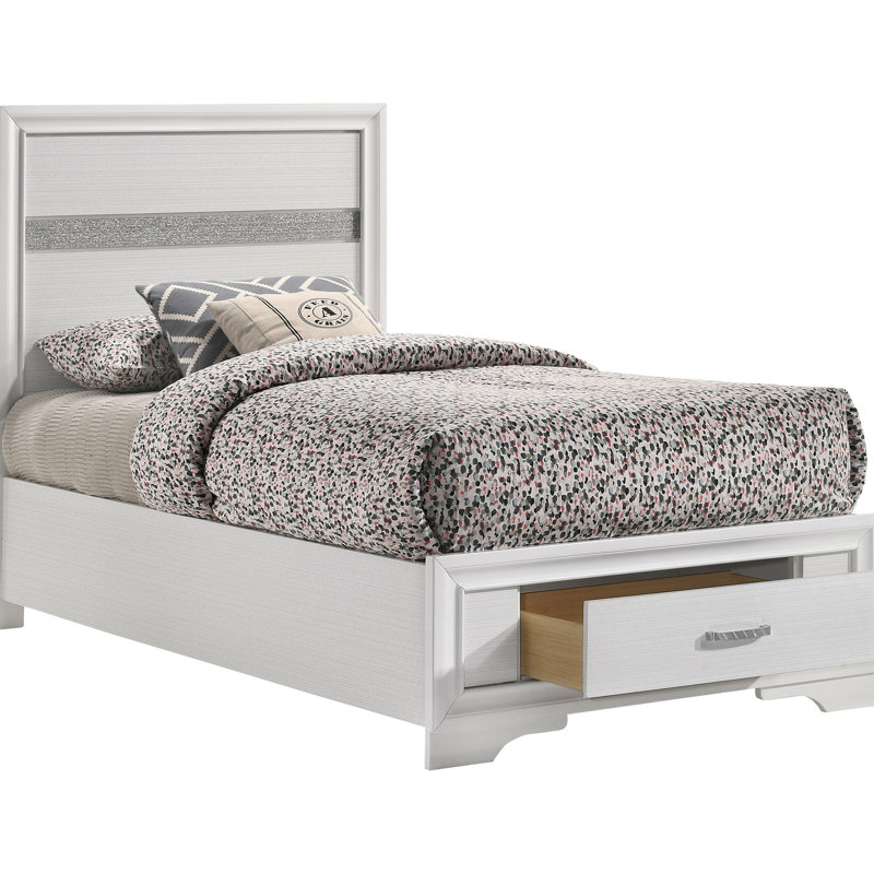 Lit simple avec rangement Urbana