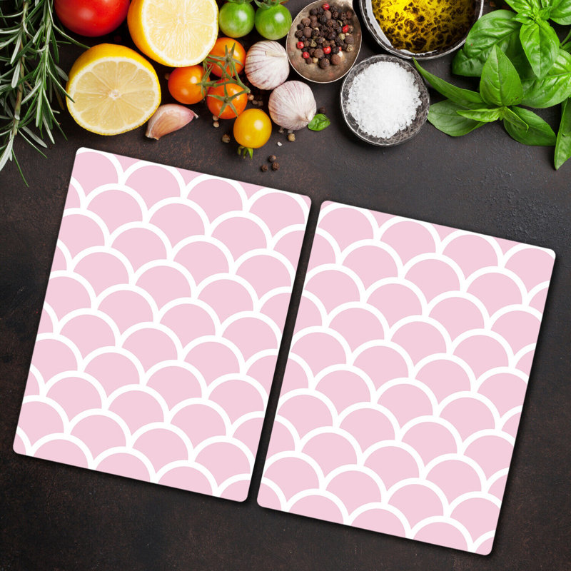Rebound Tempered Glass Chopping Board, 52cm x 30cm