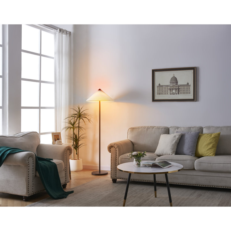 62'' Bronzed Traditional Floor Lamp