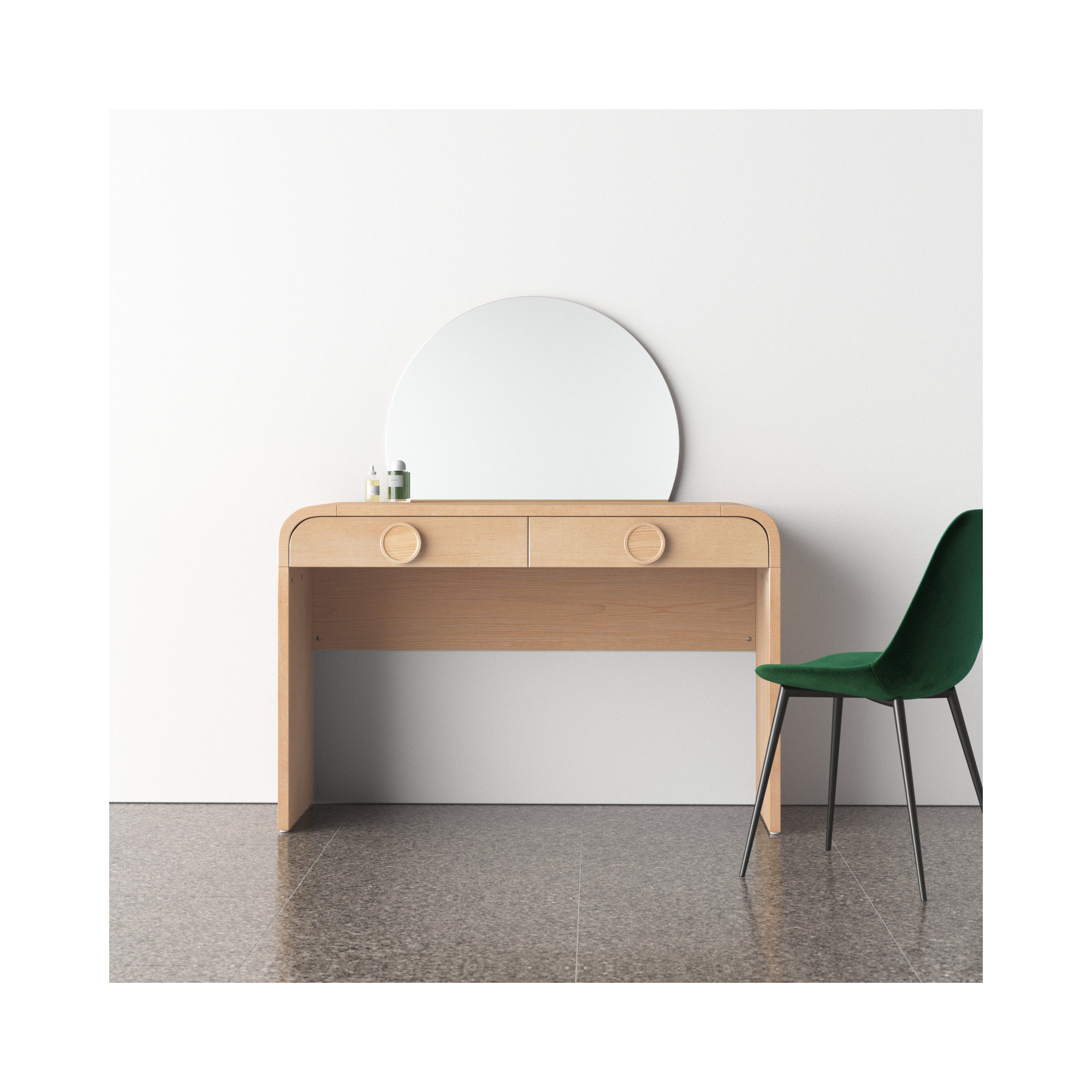 Huchinson Vanity Desk with Mirror