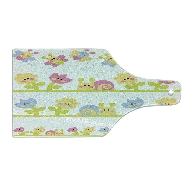 Planche à découper en verre trempé Ambesonne
