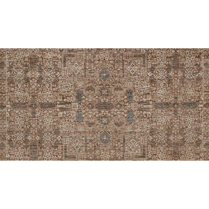 Southwestern Area Rug in Rust/Beige