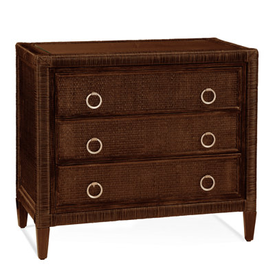 Warwick 3-Drawer Wicker Chest