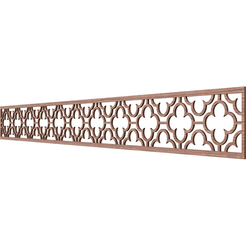 Moulure de Chicago, H 6 po x l 46,5 po x P 0,25 po, Noyer