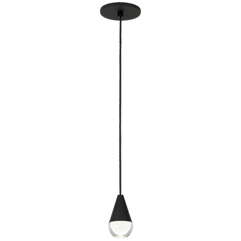Cupola 1 - Light LED Pendant, Nightshade Black