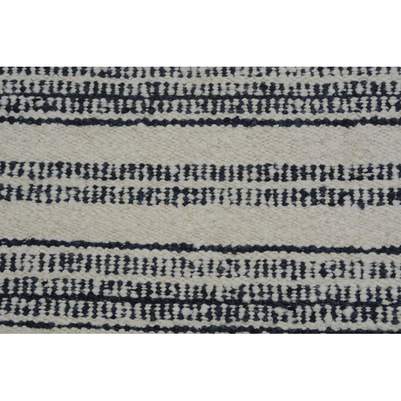 Nomad Wool Striped Area Rug, Rectangle 9' x 12'