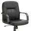 Chaise de bureau noire à roulettes