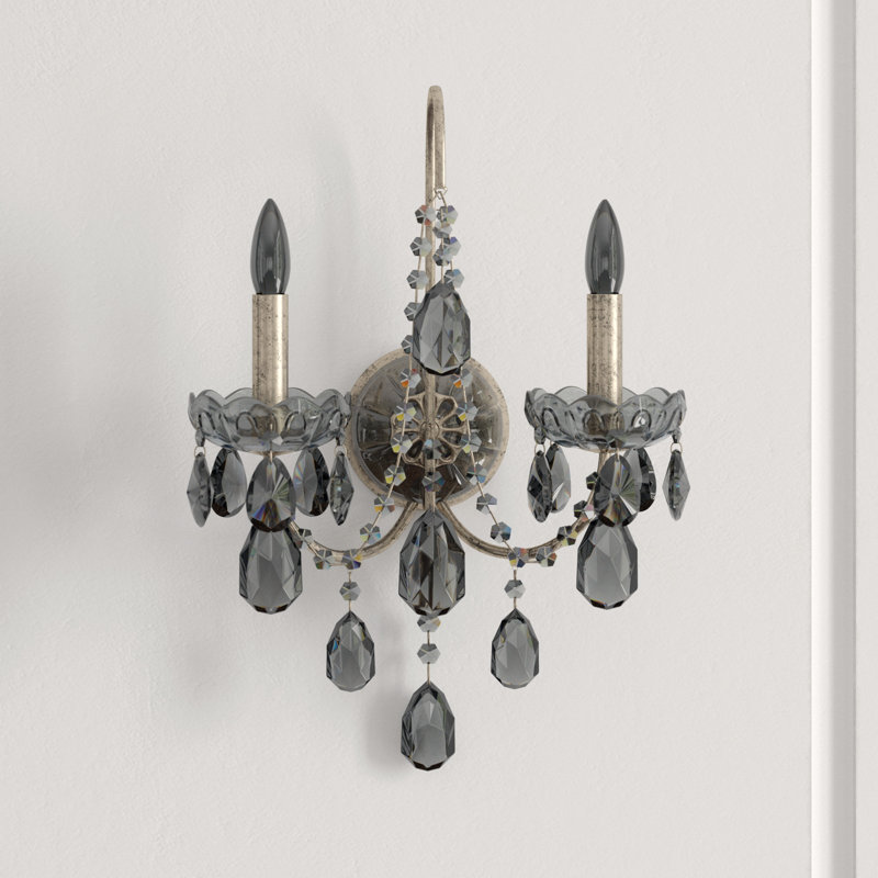 Sonatina 2 - Light Candle Wall Light, Aurelia, Swarovski Elements Clear