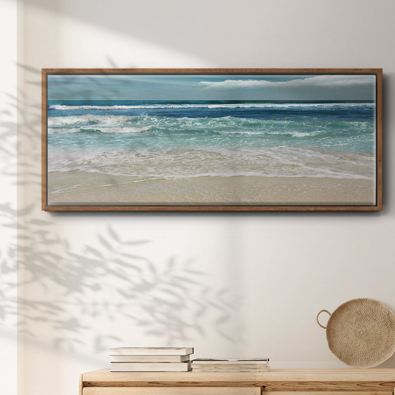 Symphonie de la mer - toile encadrée, H 20 po x l 50 po