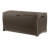 Dakota Fields Purnell 127cm W 375L Wicker Lockable Deck Box in Brown