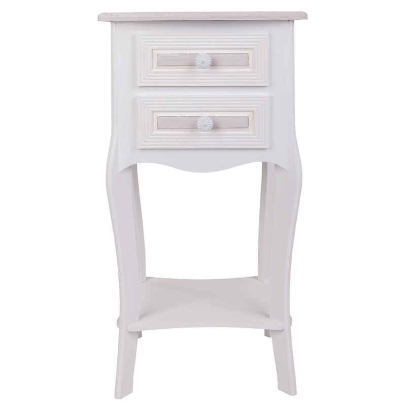 Benham 38cm W Manufactured Wood Bedside Table