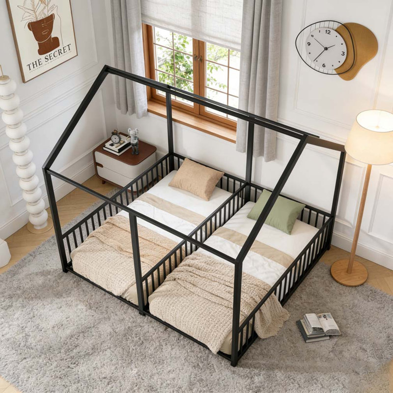 Lits plateforme en métal pour lit simple