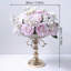 Décoration de fleurs artificielles simulées