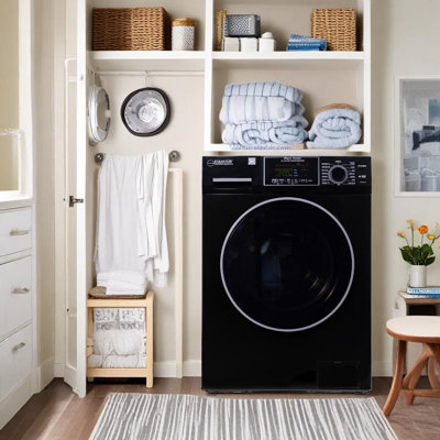 Equator All-in-one Washer Dryer Ventless FULLY BUILTIN 0-CLEARANCE 1.62cf/15lbs 110V 1400RPM