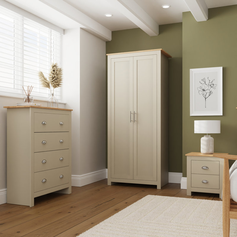 Kenneth Piece Bedroom Set, Cream