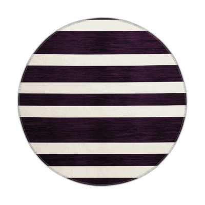 Tapis intérieur / extérieur mauve HorizontalStripes