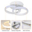 Verbrande 2-Light 25cm LED Integrated Semi Flush Mount-973224336-974059070