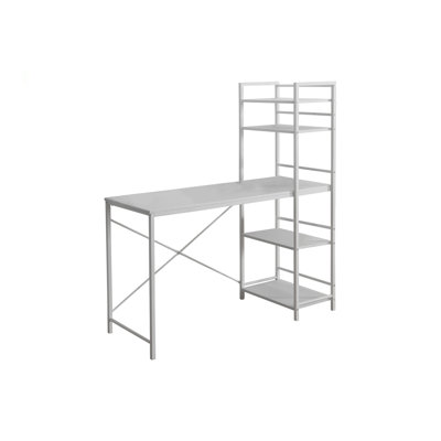 Computer Desk, Home Office, Laptop, Storage Shelves, 48"L, Work Laminate Laminate, Contemporary, Modern