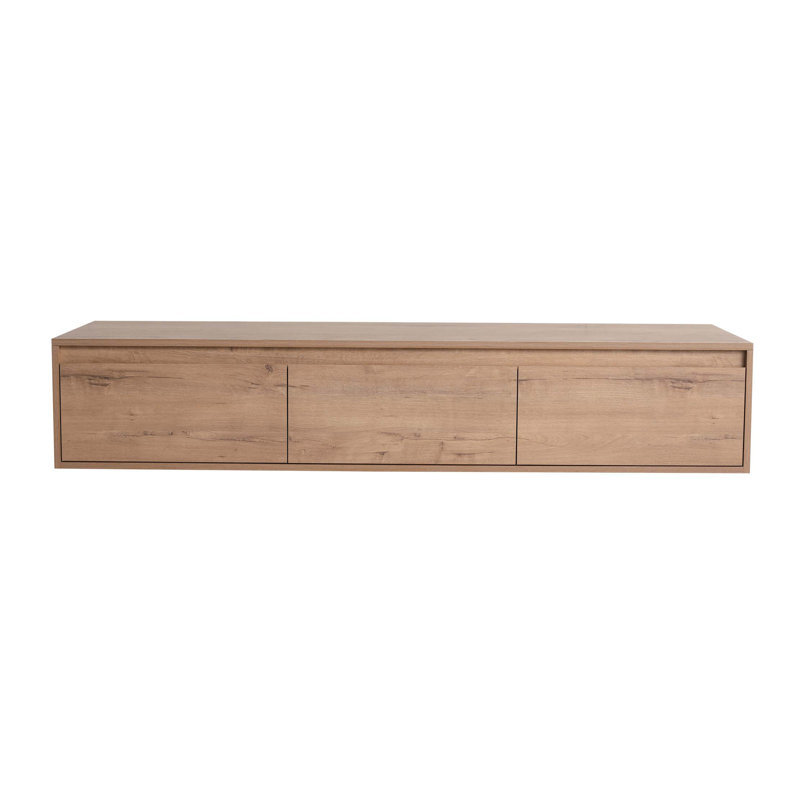 Armoire de salle de bain 60 po, tiroir à fermeture en douceur, montage flottant (meuble-lavabo seulement, sans lavabo)