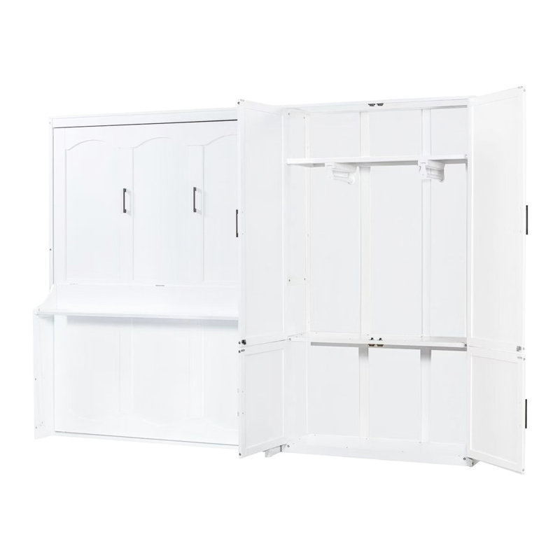 Lit pour grand lit avec compartiment et relevage hydraulique - espace blanc