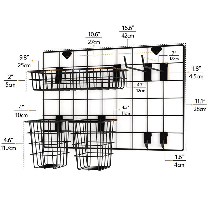 Ensemble de supports de rangement Pluto