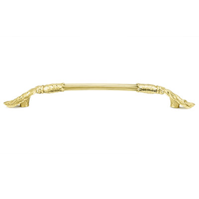 LOUIS XV SMALL APPLIANCE PULL 8” C TO C; FLORENTINE GOLD