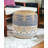 18" Blue Jute Ottoman
