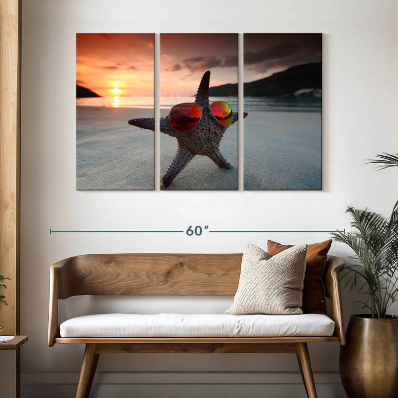 Cool Starfish, 32" H x 50" W