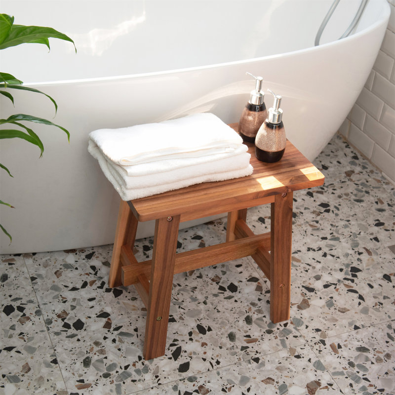 Kendrell Solid Wood Counter Stool