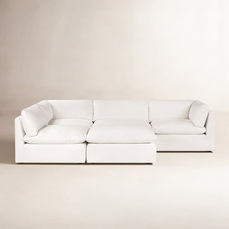 Davos Upholstered L-Shaped Sectional Reversible