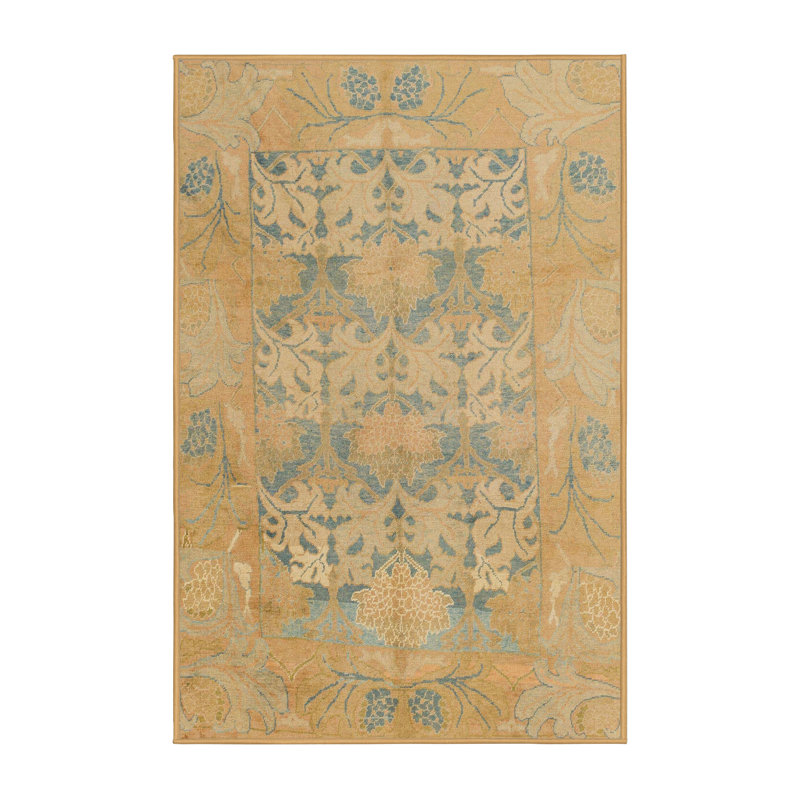 Tapis abstrait 100% lavable à la machine 1613, Rectangle l 4 pi x L 6 pi