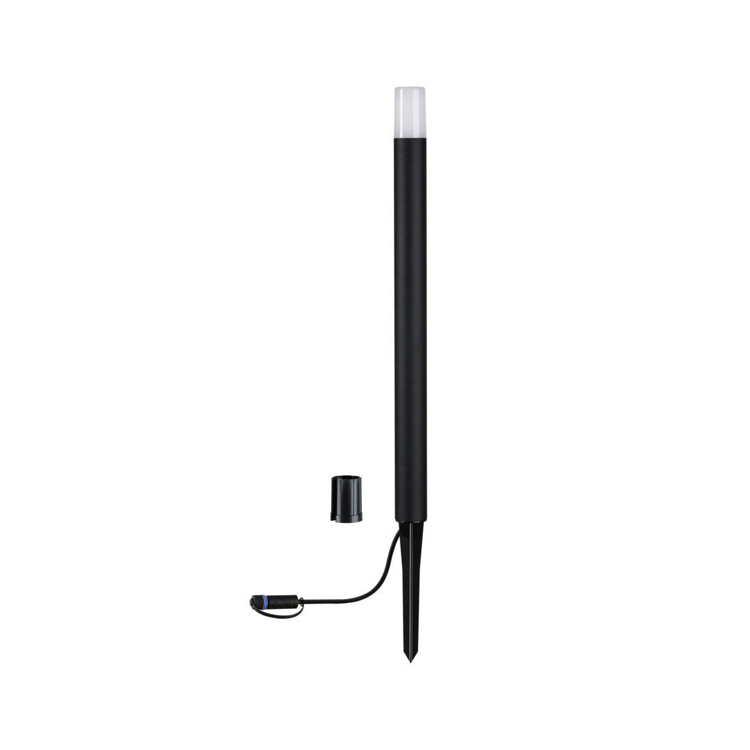 Flarea Black Integrated LED Metal Bollard Light