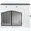 Meuble de rangement pour chien de ferme avec 3 tiroirs, mangeoire amovible, pour chiens moyens / grands