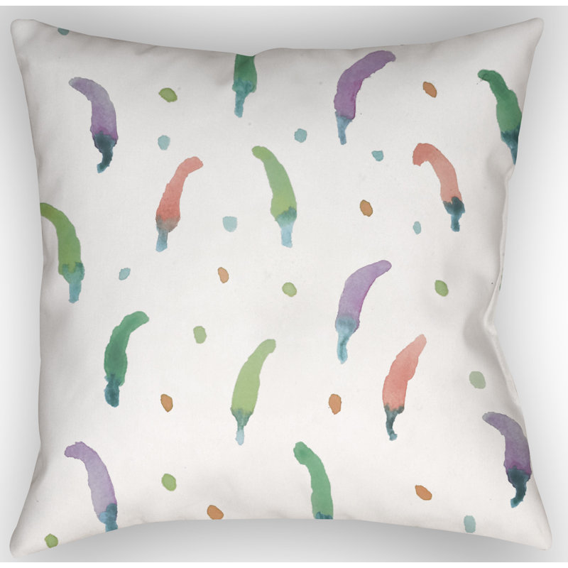 Jalapeno Indoor/Outdoor Throw Pillow, 18" H x 18" W x 4" D