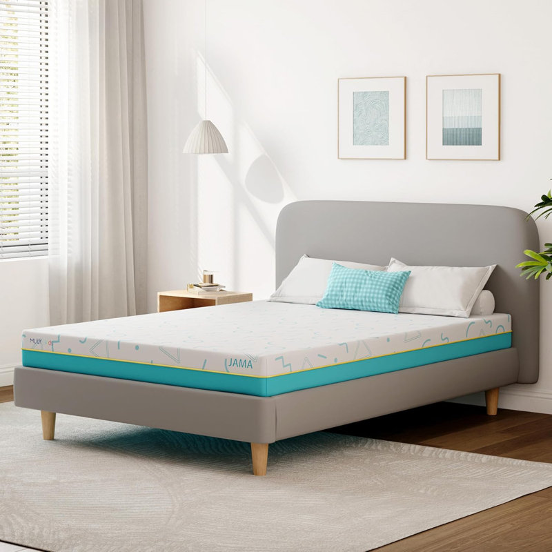 7 Inch Queen Mattress for Kids, Memory Foam Bunk Bed Mattress, Medium Firm