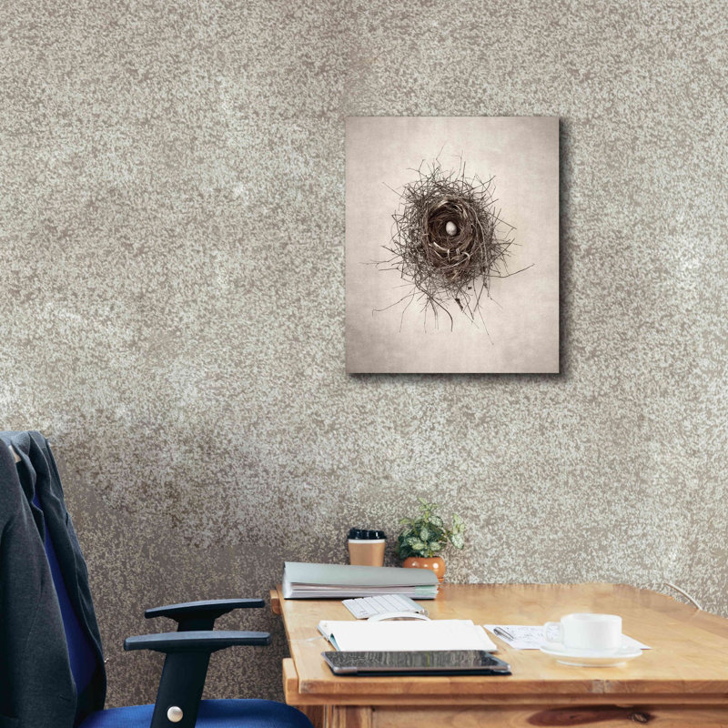 «Nest I» par Debra Van Swearingen, art mural sur toile, H 24 po x l 20 po x P 0,75 po