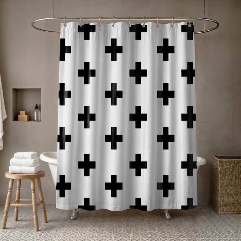 Gatwick Geometric Shower Curtain