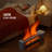 1800w Electric Baseboard Heater With Realistic 3d Flame, Remote Control, 12h Timer, Adjustable Thermostat, Quiet Portable Indoor Space Heater For Bedroom Home