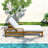 Modern Coastal Acacia Wood Patio Chaise Lounge Chair, Adjustable Outdoor Recliner Daybed With Movable Cushions-2046624781