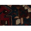 Tapis traditionnel rouge fait à la main 7 x 10